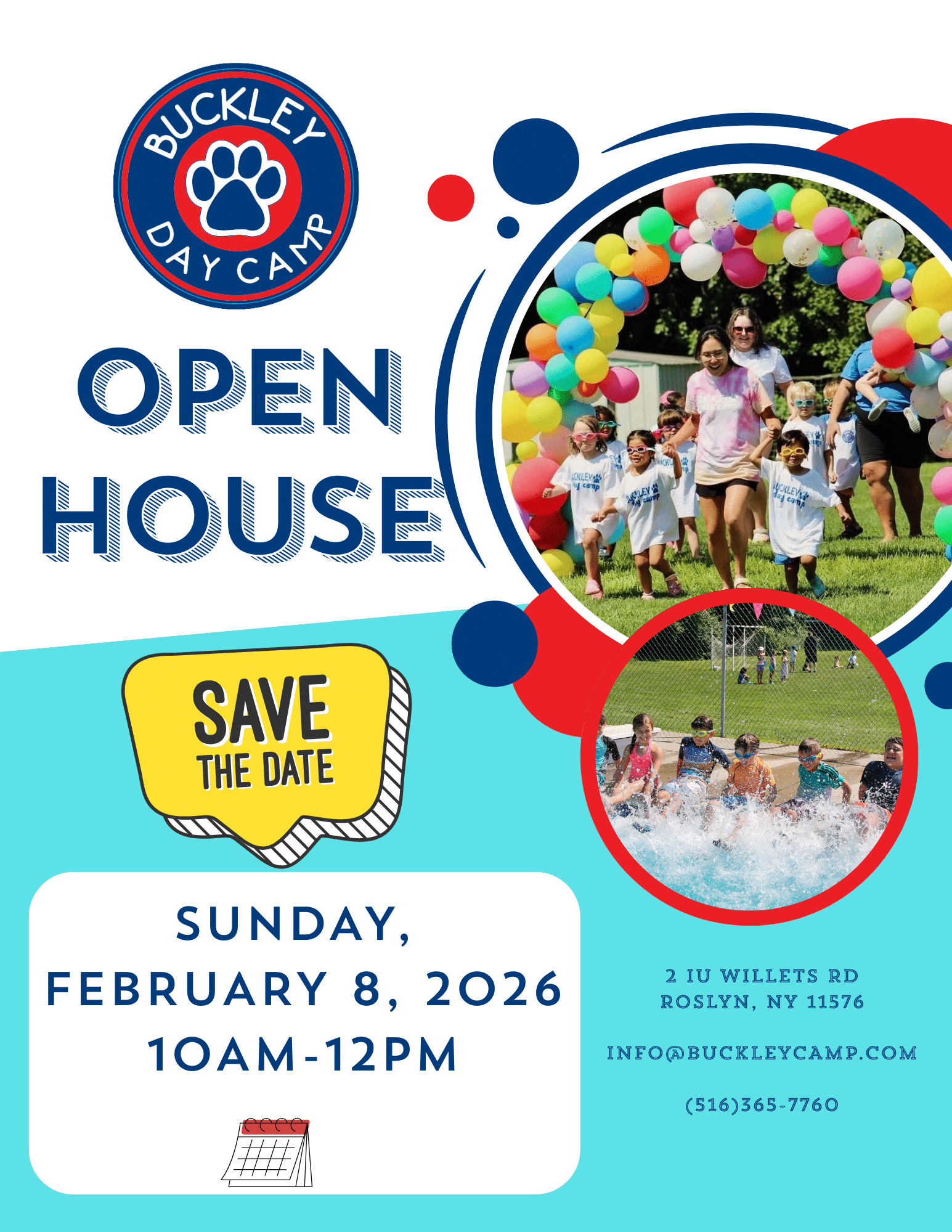 February 8th is Your Chance to Experience Buckley Day Camp