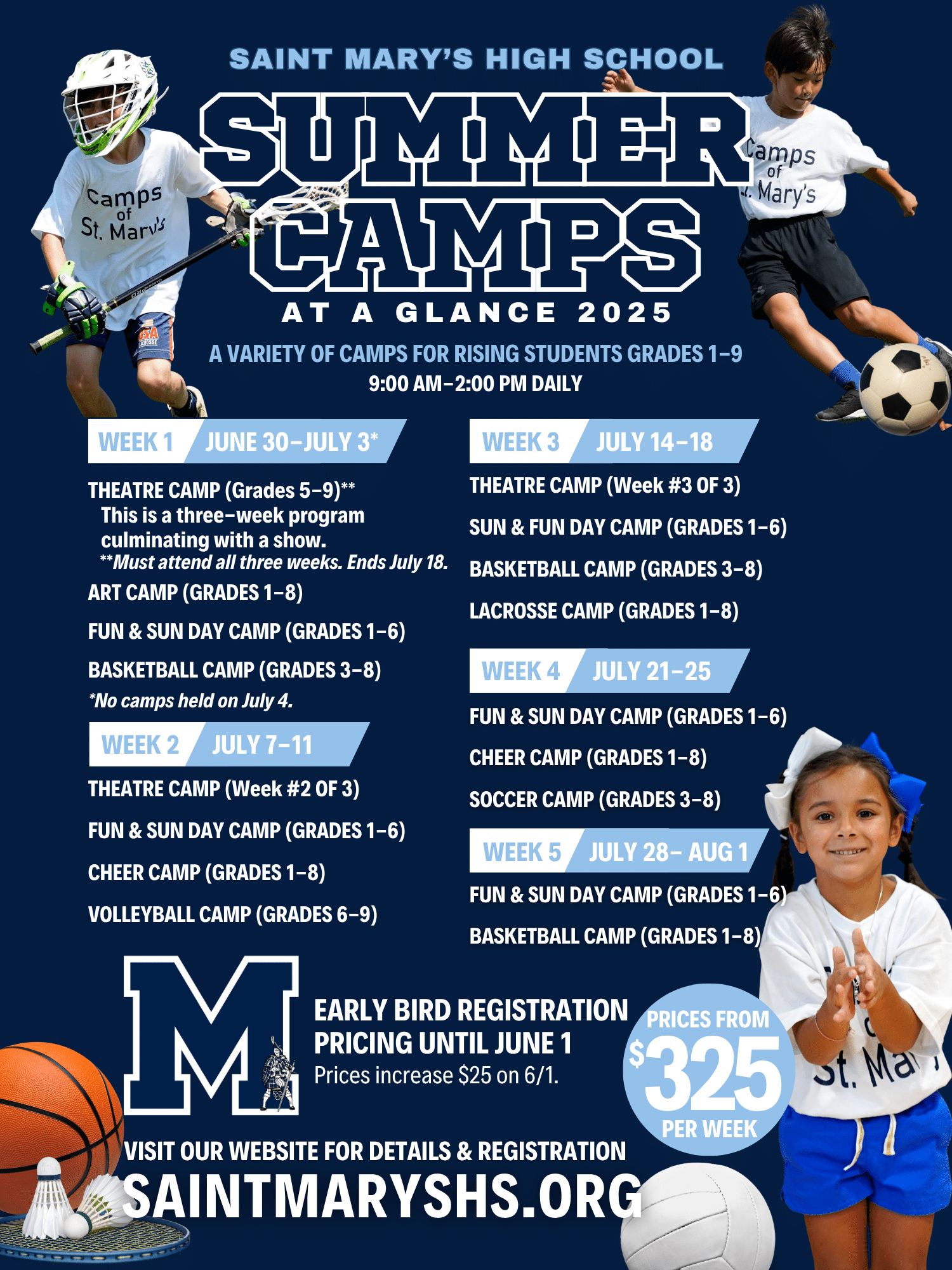 Fun Awaits at St. Mary’s Summer Camps!
